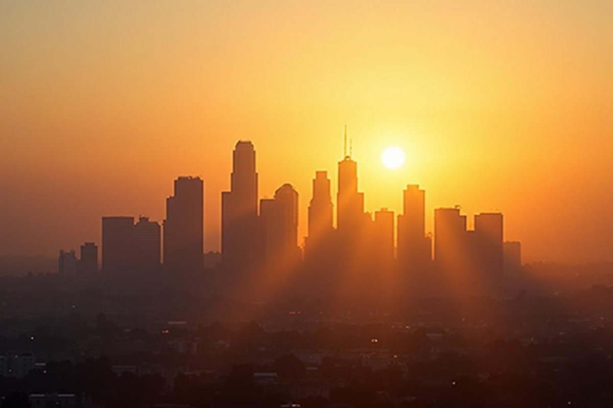 Sunrise over Downtown