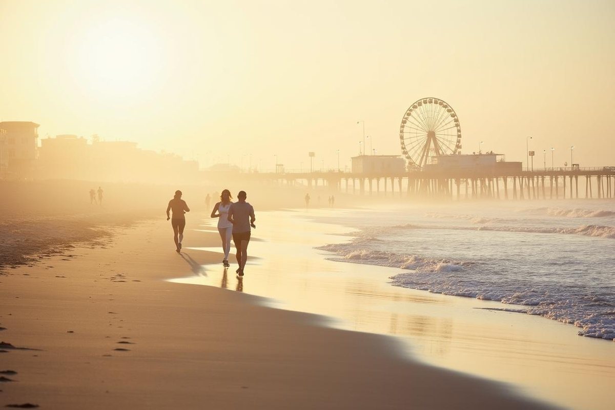 Morning at the beach